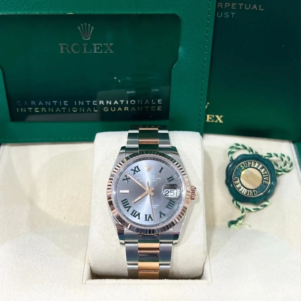RLX Datejust 36mm 126231 Slate Dial Oyster Bracelet Watch