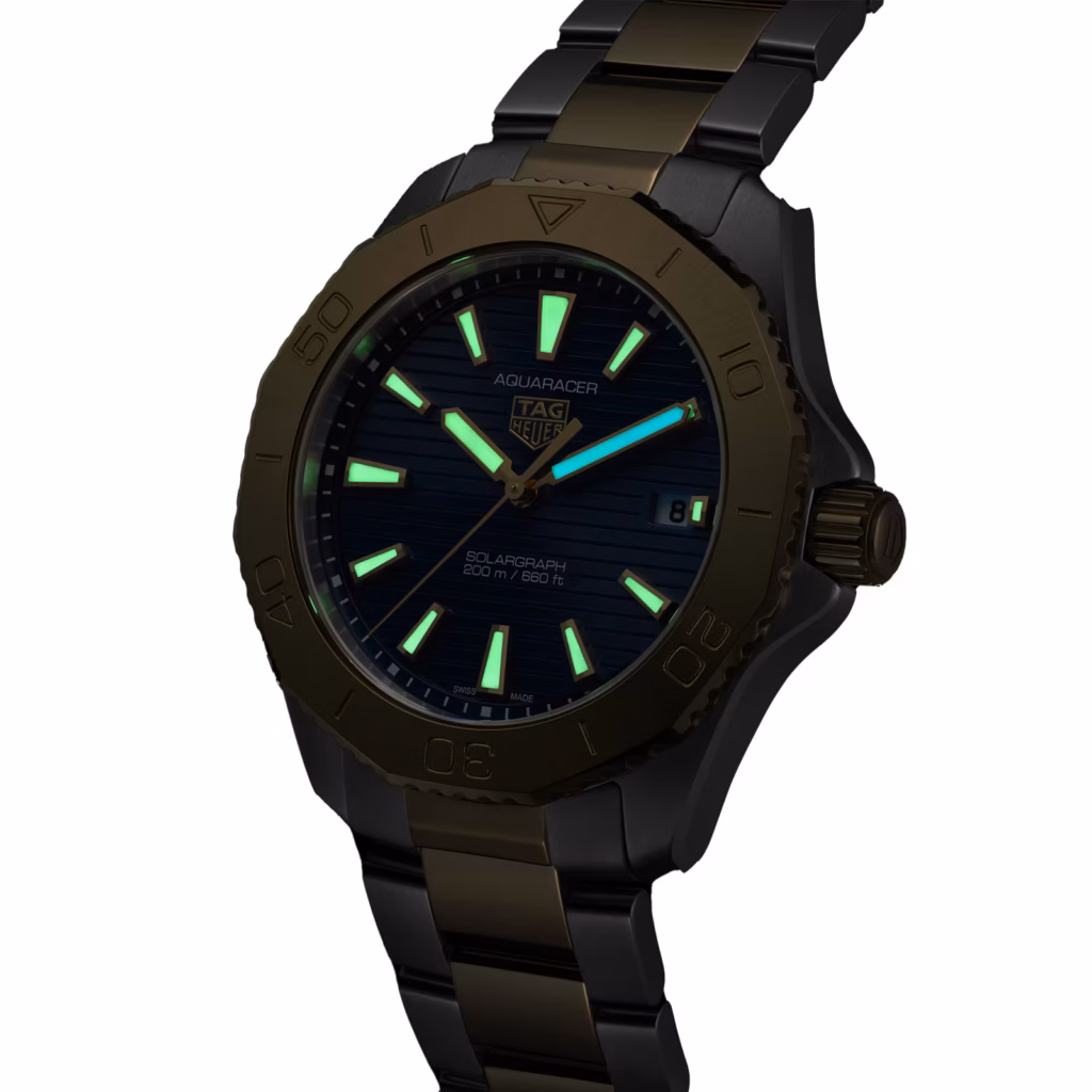 【7A Quality】TAG Heuer Aquaracer Professional 200 Solargraph 40mm Mens Watch WBP1120.BB0002