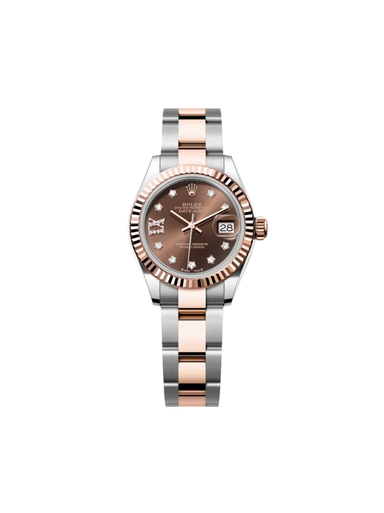 RLX Lady-Datejust 31mm 279171 Chocolate Diamond Set Oyster Stainless Steel and Rose Gold