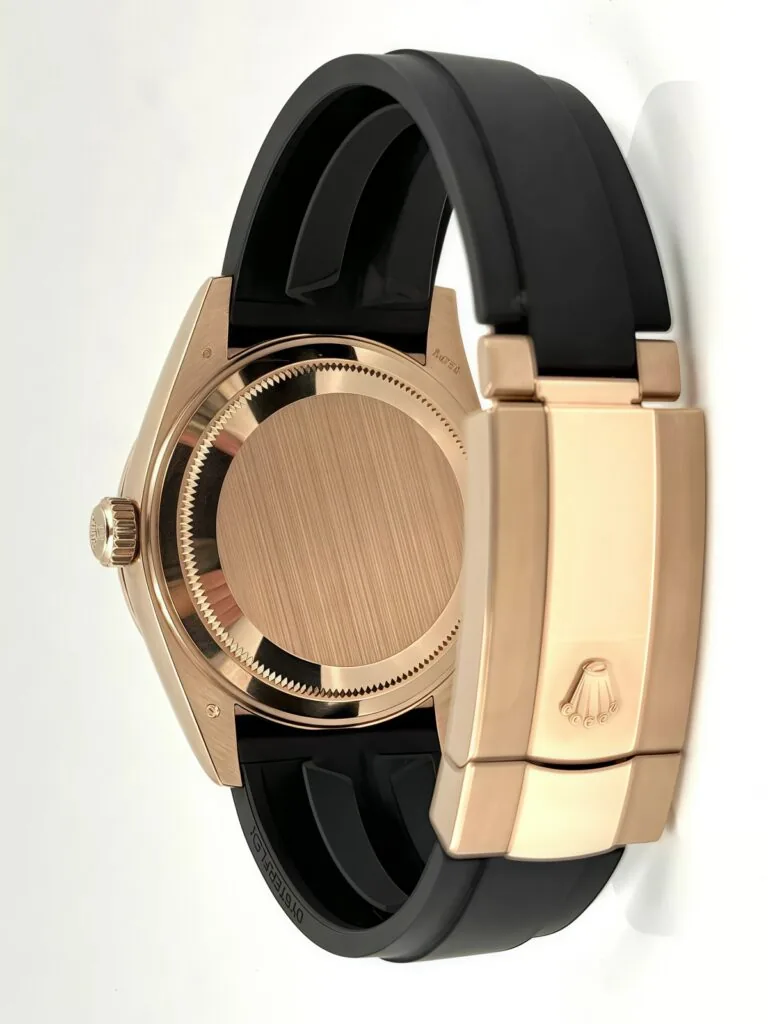 RLX Sky-Dweller 42mm Rose Gold White Dial Oysterflex - 336235