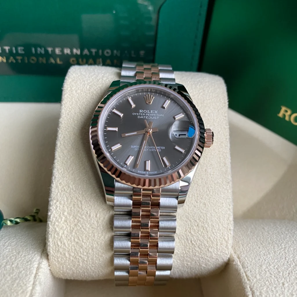 RLX Datejust m278271-0017/0018 Slate 31mm Dial Oyster Bracelet Watch