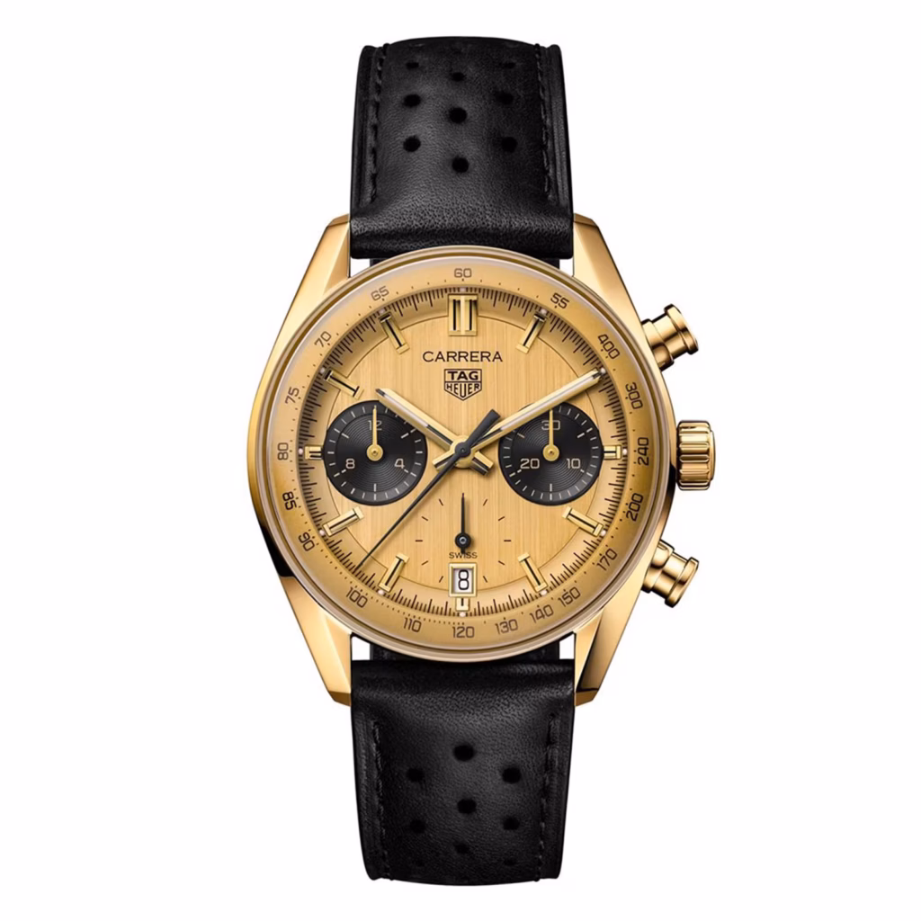【7A Quality】TAG Heuer Carrera Chronograph Automatic 39mm Gold 3N CBS2240.FC8319