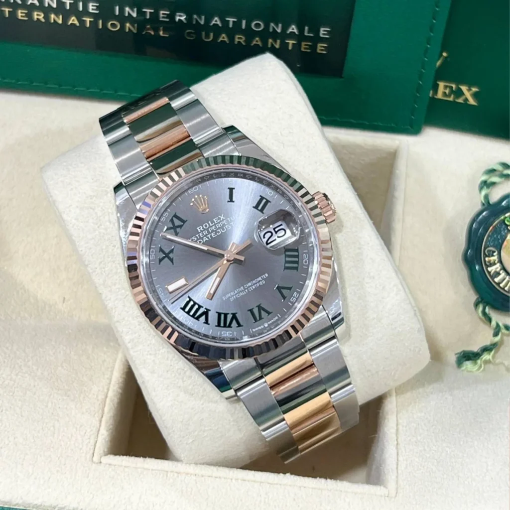 RLX Datejust 36mm 126231 Slate Dial Oyster Bracelet Watch