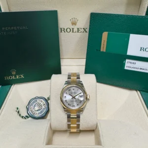 RLX Lady-Datejust 31mm 279163 Silver Roman Dial Oyster Bracelet