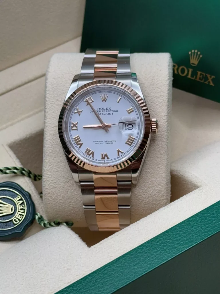 RLX Datejust 36mm 126231 White Dial Oyster Bracelet