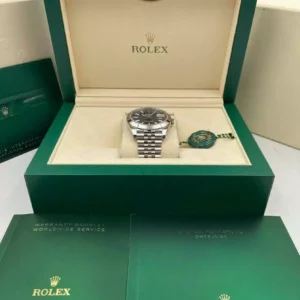 RLX Datejust 41mm 126300 Blue Index Jubilee Stainless Steel Men’s Watch