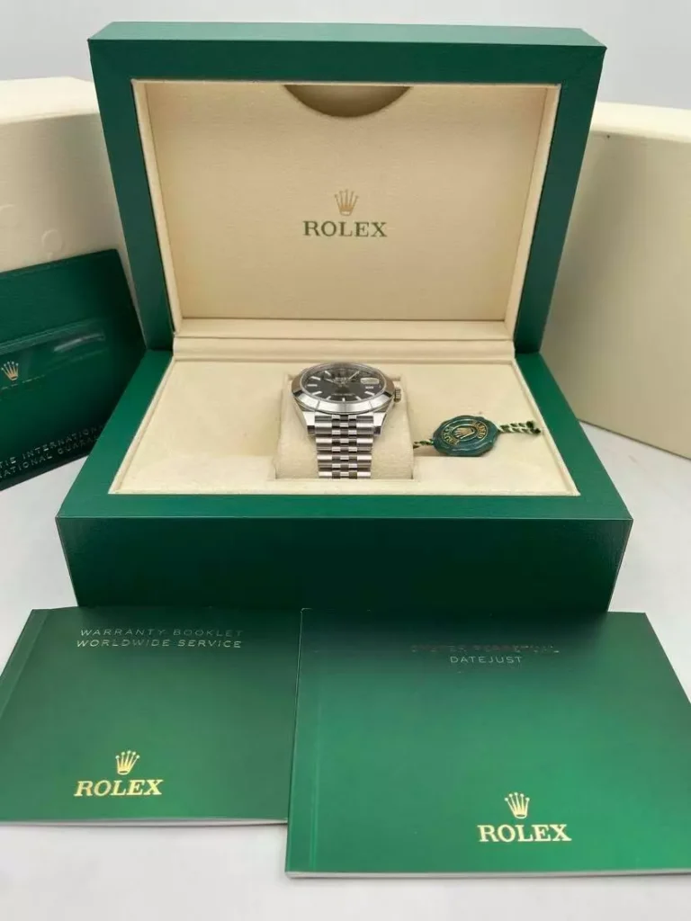 RLX Datejust 41mm 126300 Blue Index Jubilee Stainless Steel Men’s Watch