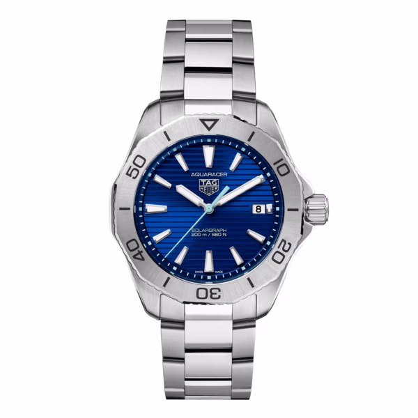 【7A Quality】TAG Heuer Aquaracer Professional 200 Solargraph 40mm Mens Watch Blue WBP1113.BA0000
