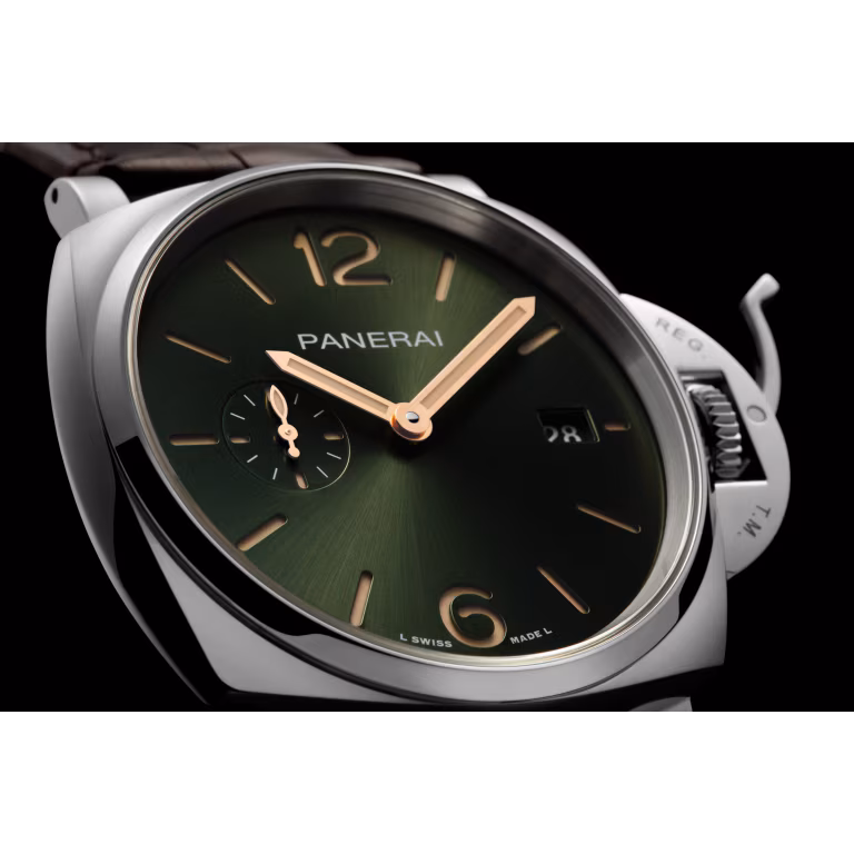 【7A Quality】Panerai Luminor Due Green Platinumtech™ 42mm
