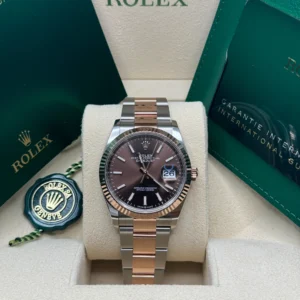 RLX Datejust 36mm 126231 Chocolate Dial Oyster Bracelet