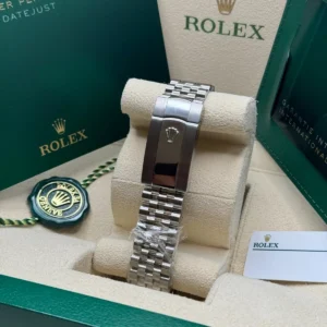 RLX Datejust 41mm 126334 White Roman Oyster Stainless Steel Mens Watch