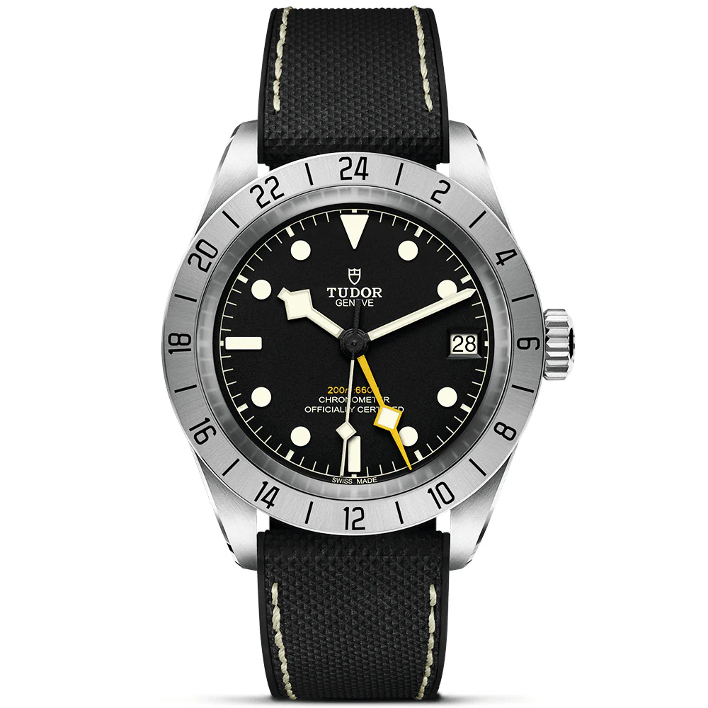 【7A Quality】TUDOR Black Bay Pro 39mm Steel Automatic Hybrid Rubber Strap Watch M79470-0003