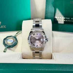 RLX Datejust m278274-0019/0020 Pink 31mm Dial Oyster Watch