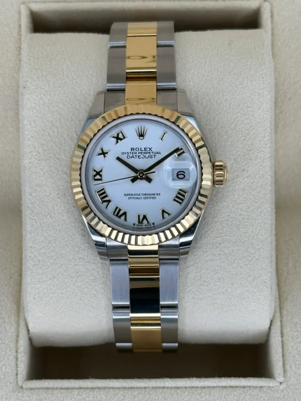 RLX Lady-Datejust 31mm 279173 White Roman Dial Oyster Bracele