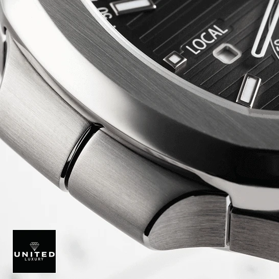 Patek Philippe Travel Time Steel Replica 7 Patek Philippe Nautilus 59901A-001 Black Dial Replica white background