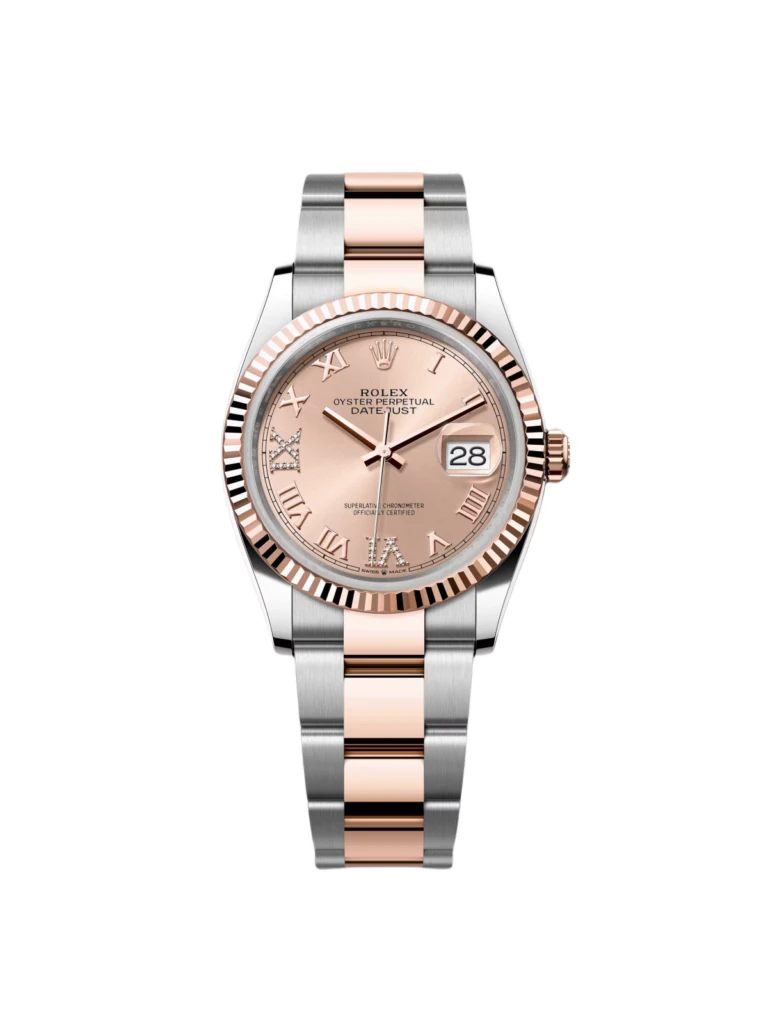RLX Datejust 36mm 126231 Rose Dial Oyster Bracelet