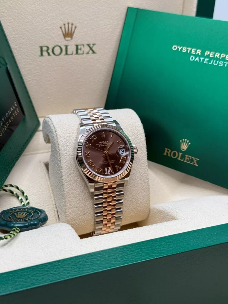 RLX Datejust m278271-0003/0004 Chocolate 31mm Dial Oyster Bracelet Watch
