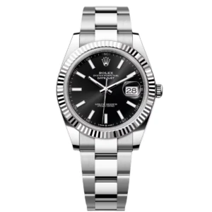 RLX Datejust Black Index Jubilee 41mm Stainless Steel - 126334