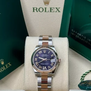 RLX Datejust m278271-0019/0020 Aubergine 31mm Dial Oyster Bracelet Watch