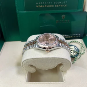 RLX Lady-Datejust 31mm 279171 Sundust Index Oyster Stainless Steel and Rose Gold