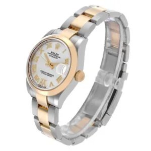 RLX Datejust m278243-0003/0004 31mm Silver Dial Yellow Rolesor Oyster Watch