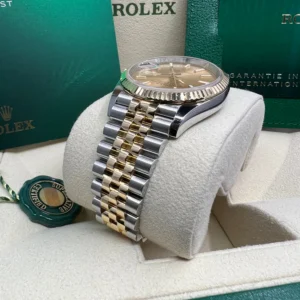 RLX Datejust 36mm 126233 Champagne Dial Jubilee Bracelet Watch