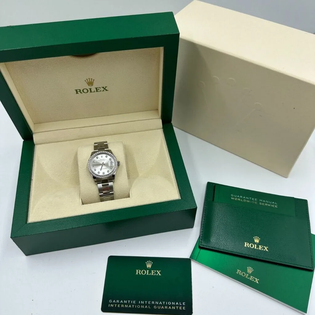 RLX Datejust m278384RBR-0033/0034 Silver 31mm Dial Oyster Watch