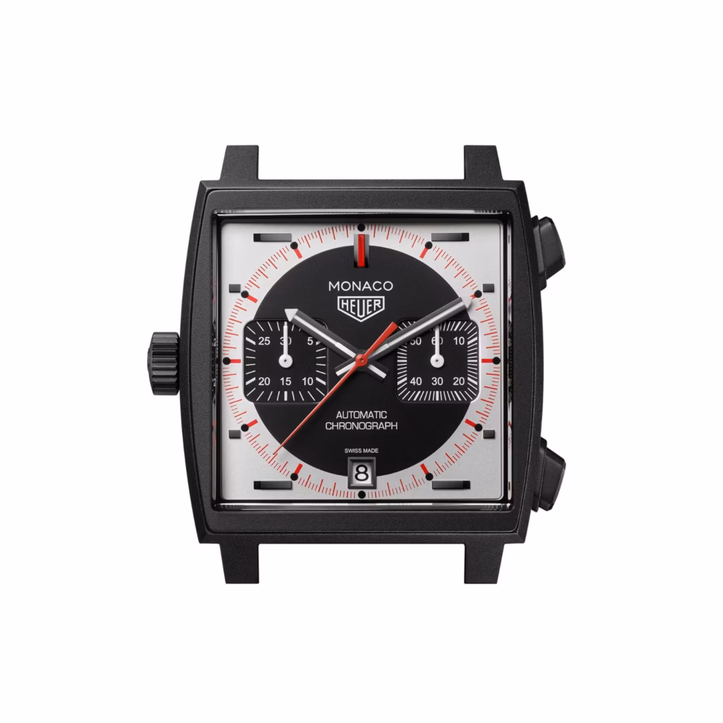 【7A Quality】TAG Heuer Monaco Chronograph Stopwatch 39mm Limited Edition Mens Watch Black CAW218F.FC6356
