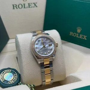 RLX Lady-Datejust 31mm 279383RBR Mother-of-Pearl Dial Yellow Rolesor Oyster Bracelet