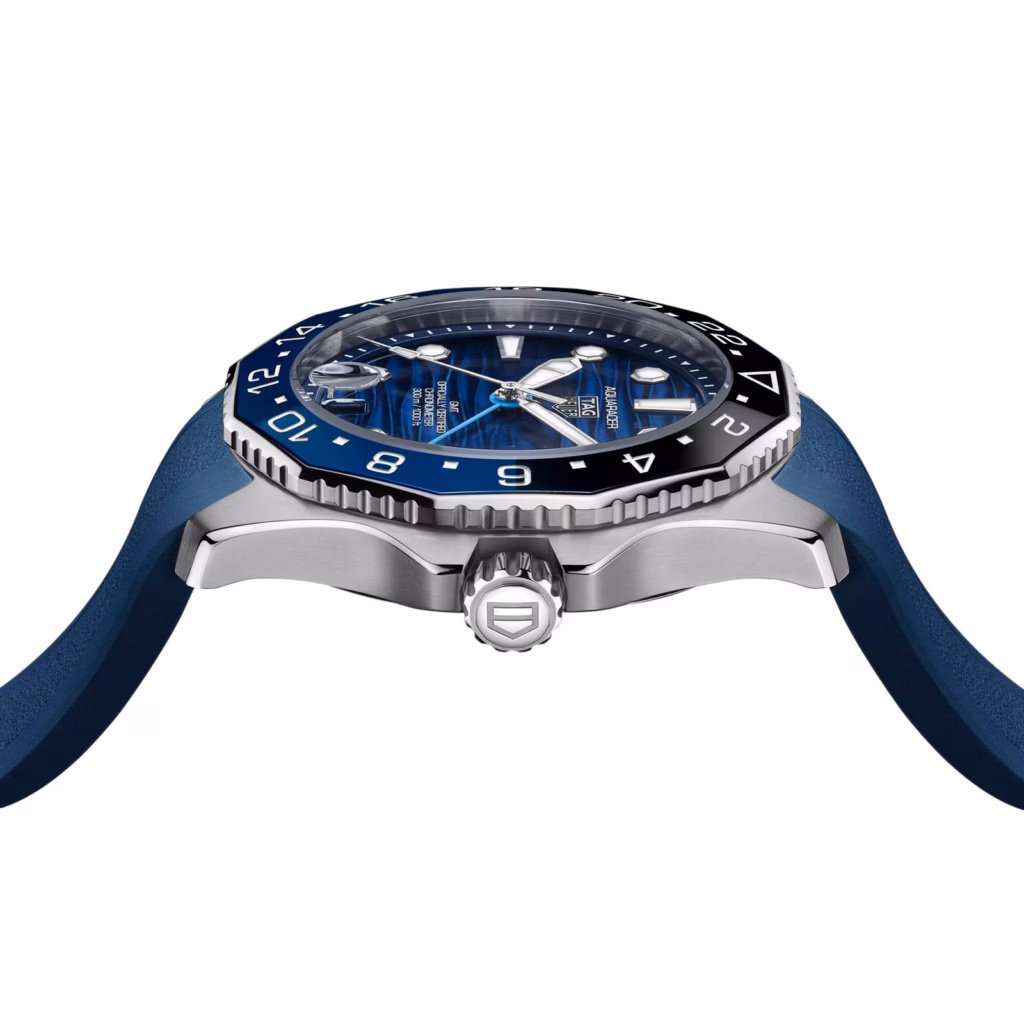 【7A Quality】TAG Heuer Aquaracer Professional 300 GMT 42mm Mens Watch Blue Rubber WBP5114.FT6259