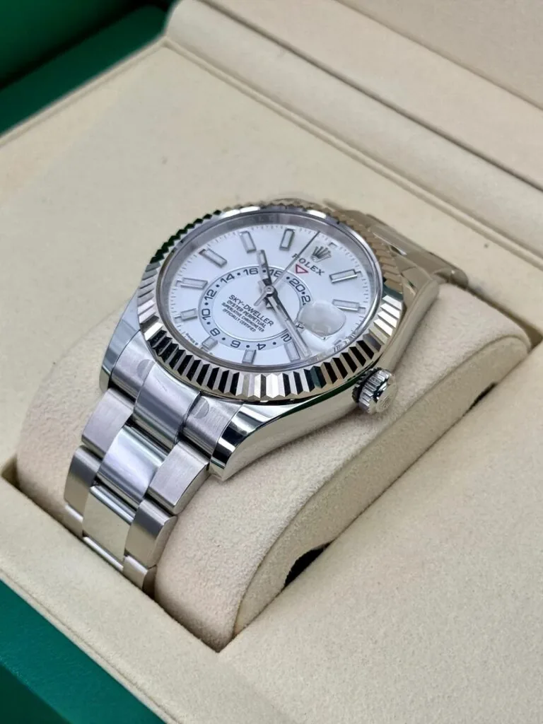RLX Sky-Dweller 42mm 336934-0003/0004 Stainless Steel White Dial Oyster