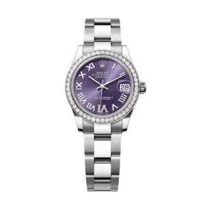 RLX Datejust m278384RBR-0029/0030 Aubergine 31mm Dial Jubilee Watch