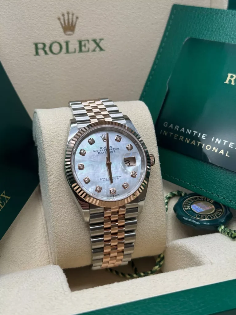 RLX Datejust 36mm 126231 Mother-of-Pearl Dial Jubilee Bracelet