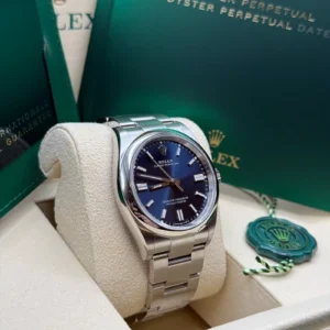 RLX Oyster Perpetual 36mm 126000-0015 Blue Dial Stainless Steel Oyster Bracelet