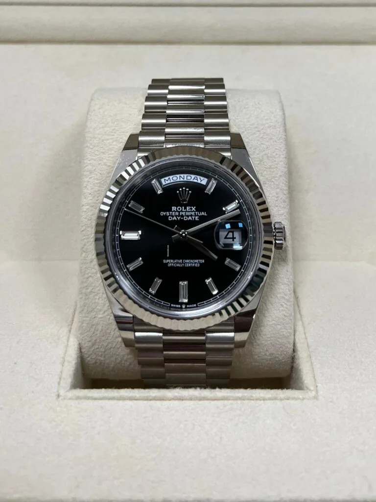 RLX Day-Date 40mm Black Diamonds Dial 228236-0004