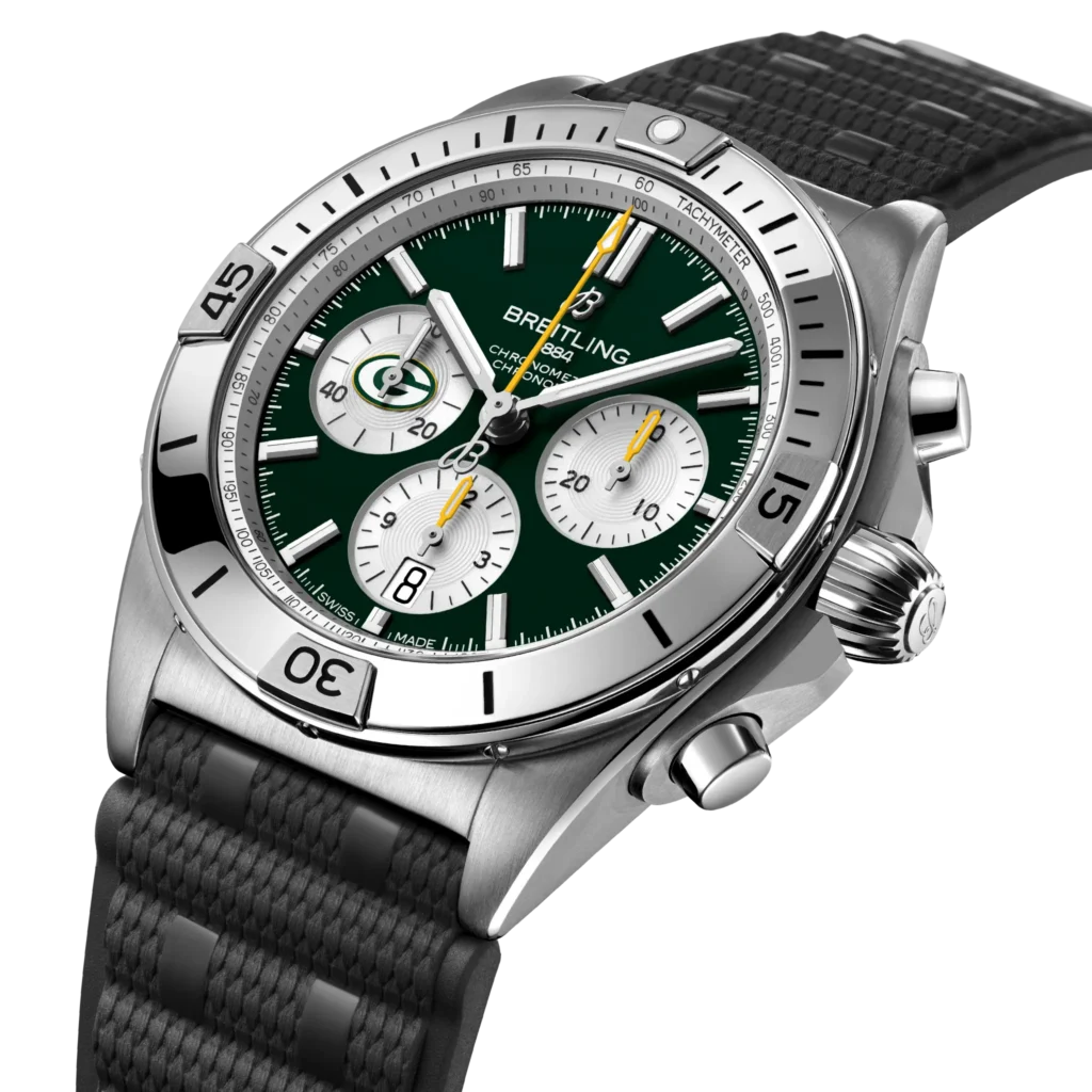 Breitling Chronomat B01 42 NFL Green Bay Packers Edition AB01342B1L1S1