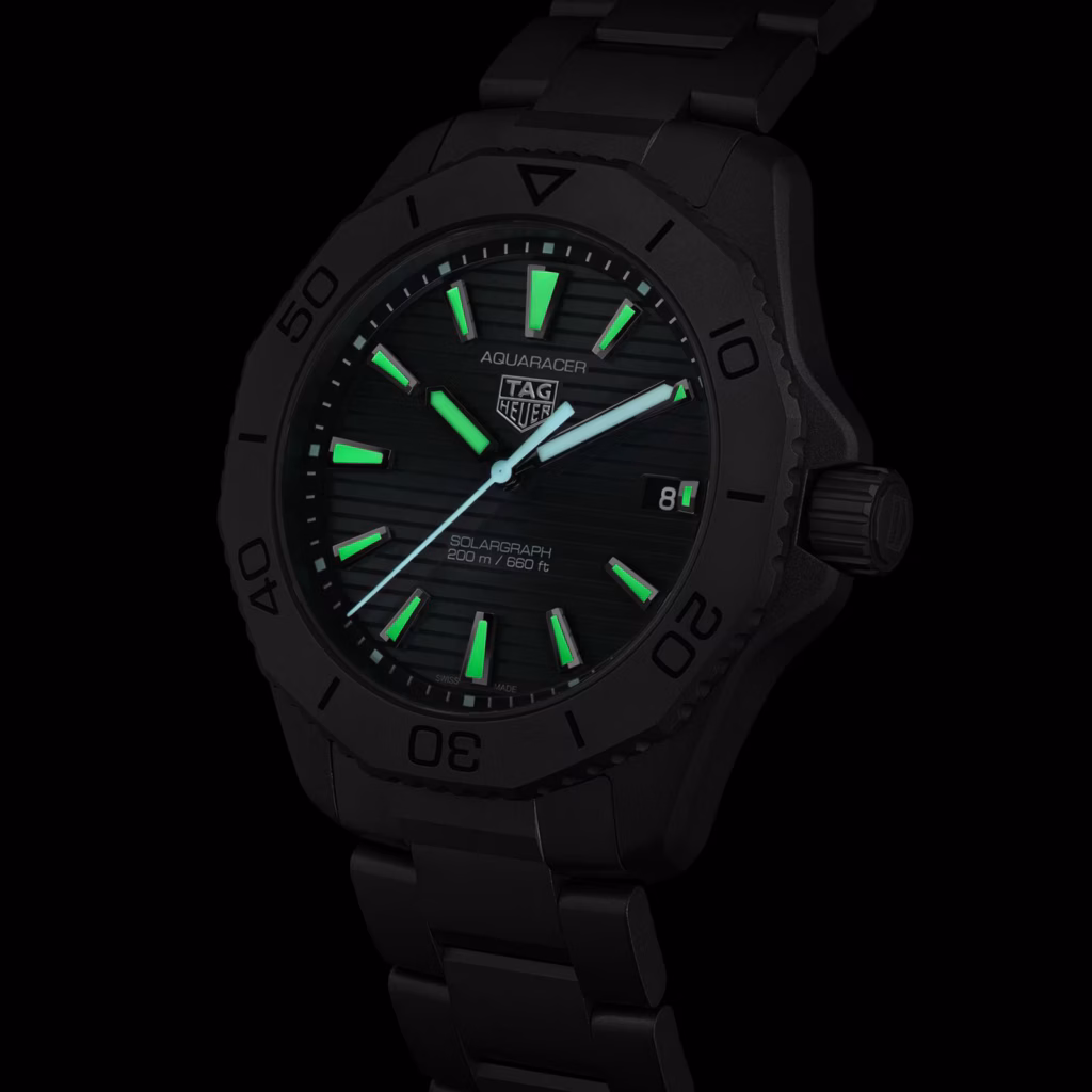 【7A Quality】TAG Heuer Aquaracer Professional 200 Solargraph 40mm Mens Watch Titanium WBP1180.BF0000