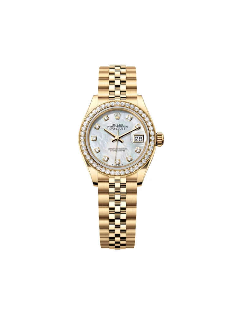 RLX Lady-Datejust 31mm 279138RBR White Mother-of-Pearl Dial President Bracelet Watch