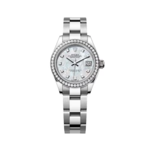 RLX Lady-Datejust 31mm 279384RBR White Mother-of-Pearl Dial Oyster Bracelet