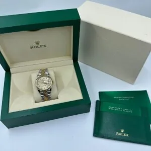 RLX Datejust 36mm 126203 Golden Palm Dial Domed Bezel Oyster Bracelet