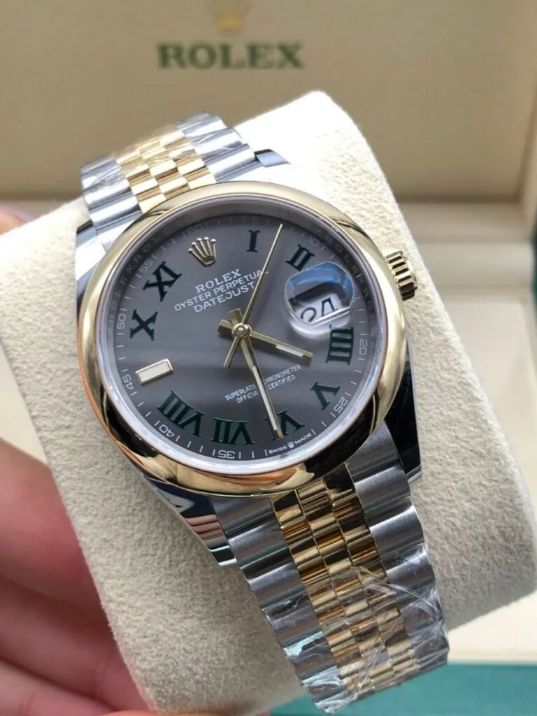RLX Datejust 36mm 126203 Slate Dial 36mm Domed Bezel Oyster Bracelet