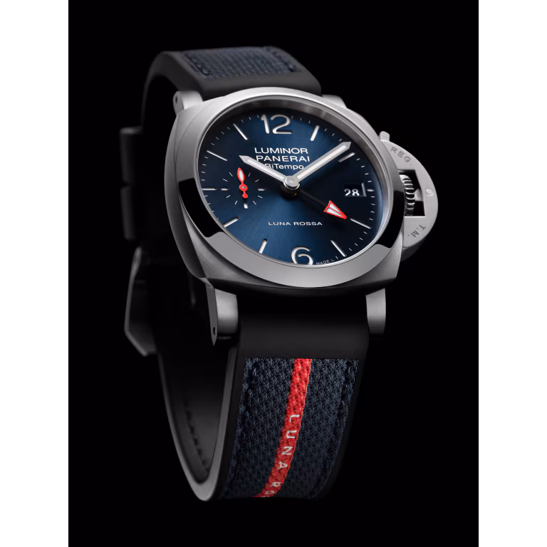 【7A Quality】Panerai Luminor Quaranta BiTempo Luna Rossa 40mm PAM01404