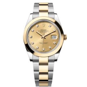 RLX Datejust 41mm 126303 Champagne Diamond Jubilee Steel and Yellow Gold Mens Watch