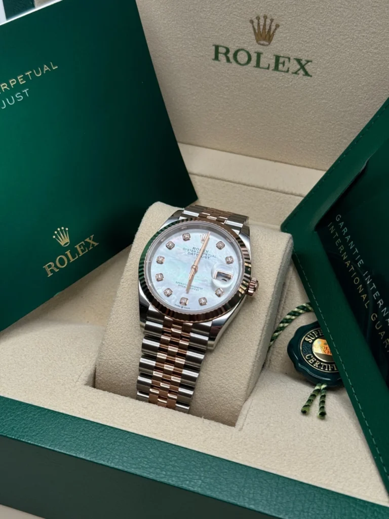 RLX Datejust 36mm 126231 Mother-of-Pearl Dial Jubilee Bracelet