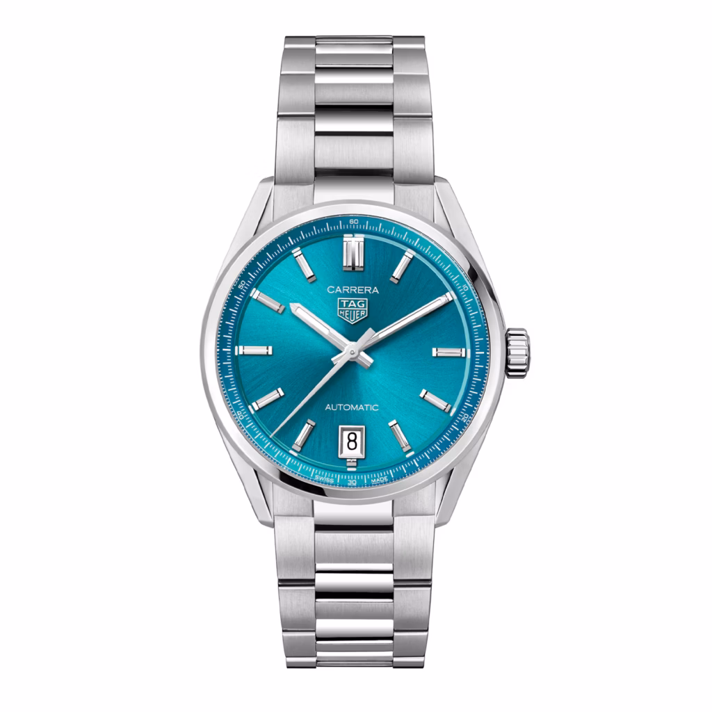 【7A Quality】TAG Heuer Carrera Date 36mm Unisex Watch Turquoise WBN2316.BA0001
