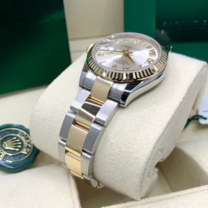 RLX Datejust m278273-0003/0004 31mm Silver Dial Stainless Steel and Yellow Gold Oyster Watch