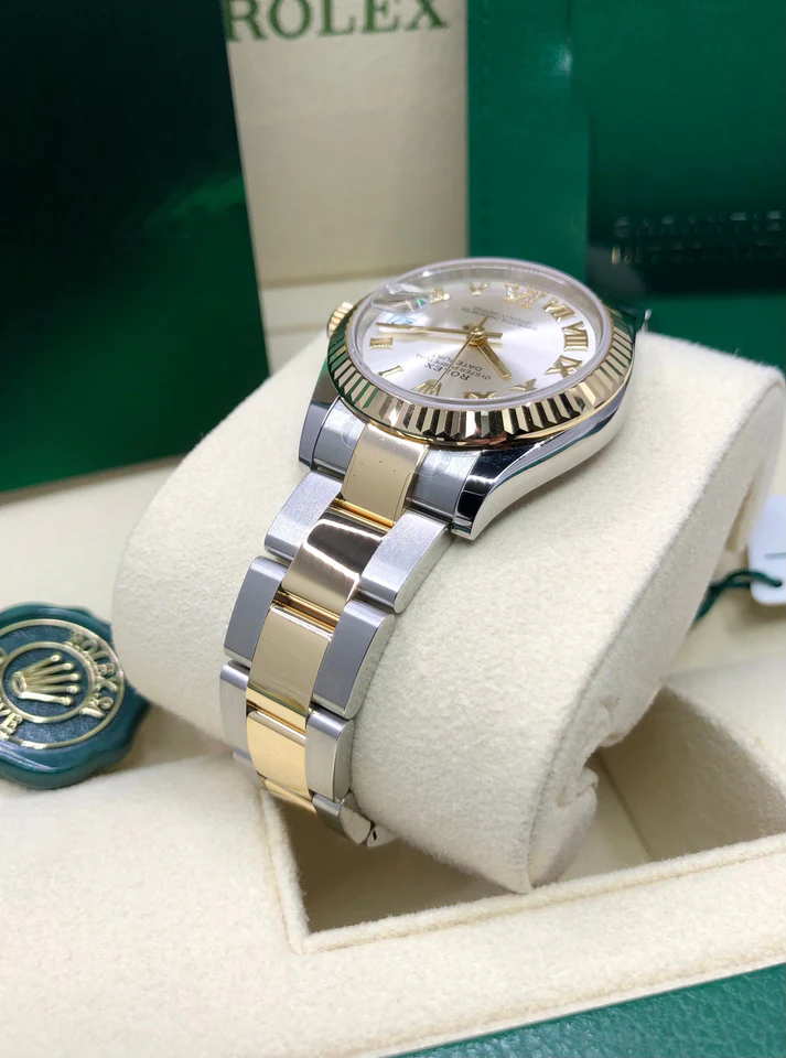 RLX Datejust m278273-0003/0004 31mm Silver Dial Stainless Steel and Yellow Gold Oyster Watch