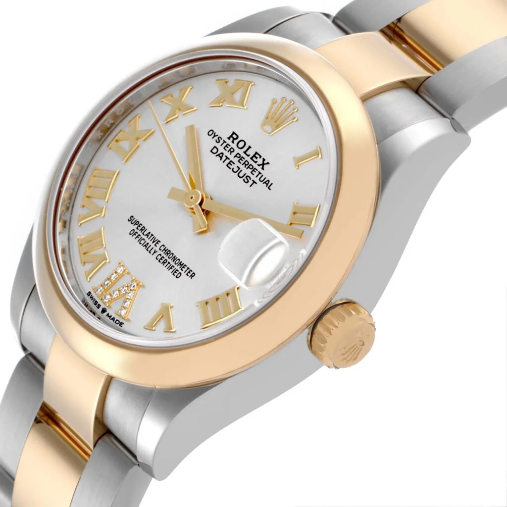 RLX Datejust m278243-0003/0004 31mm Silver Dial Yellow Rolesor Oyster Watch