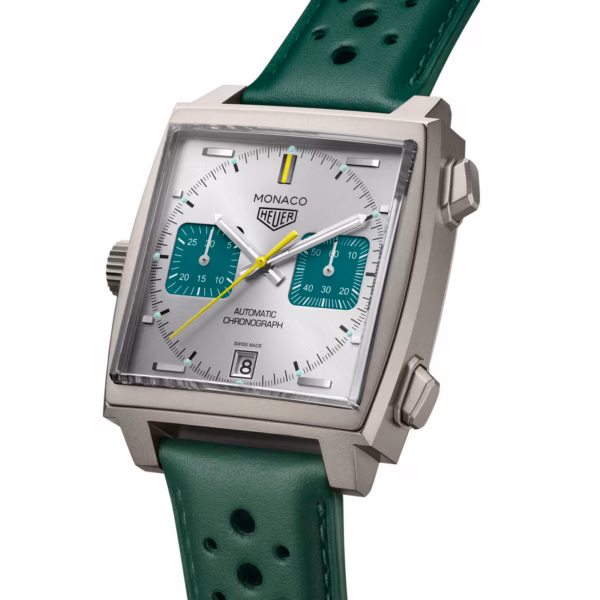 【7A Quality】TAG Heuer Monaco Chronograph Racing Green 39mm Mens Watch CAW218E.FC6565