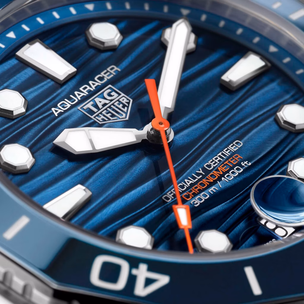 【7A Quality】TAG Heuer Aquaracer Professional 300 Date 42mm Mens Watch Blue Rubber WBP5111.FT6259